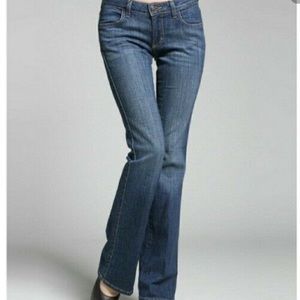 James Dry Aged Denim Boot Cut Designer Jeans